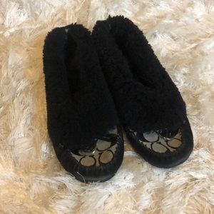 Coach slippers